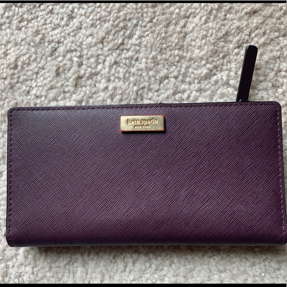 kate spade plum wallet